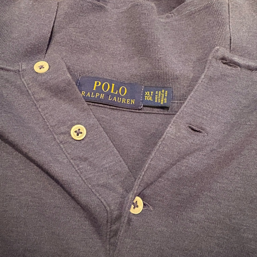 Polo by Ralph Lauren Men's Polo Shirt in Gray